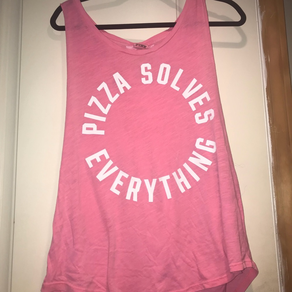 Pink muscle tee
